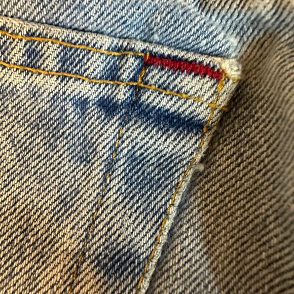 Vintage Polo Ralph Lauren Mens Banner Jeans Size 30x34 Blue Denim Streetwear Y2K - Picture 9 of 15